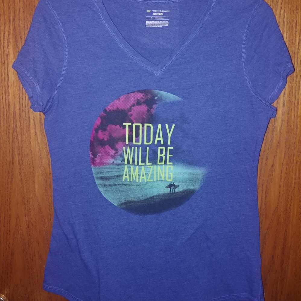 Blue Workout Shirt